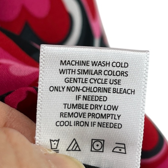 Madden NYC Queen of Hearts Sweetheart Mini Dress Pink Black White Sz M - Picture 14 of 14